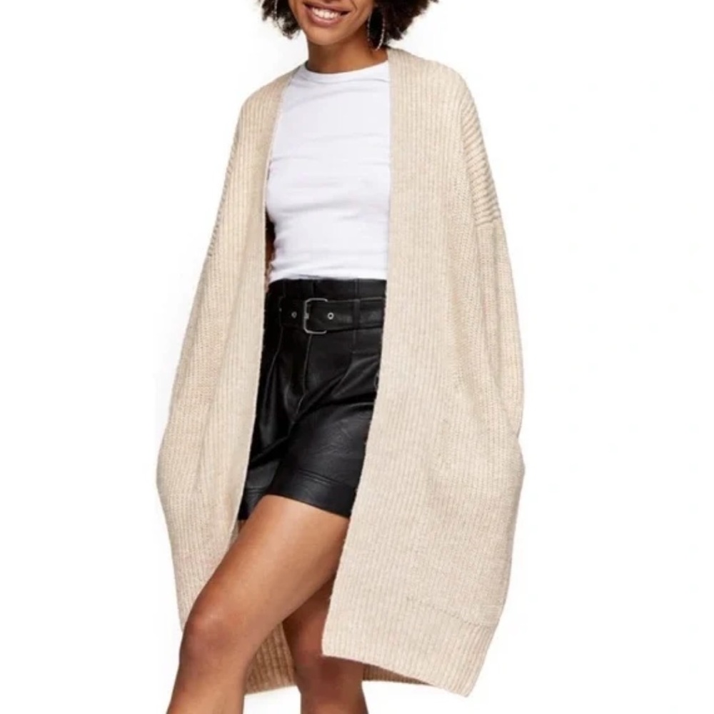 TOP SHOP Beige Cardigan